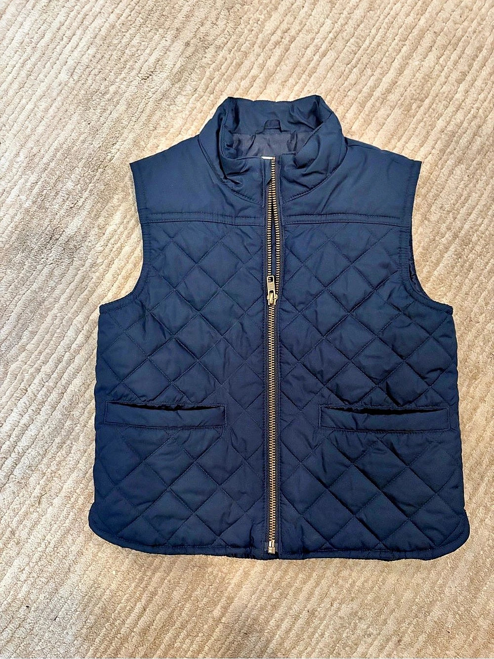 Crewcuts Quilted Puffer Vest Blue XS